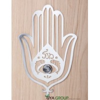 Artori-design Hamsa spyhole door decoration, Metal door spy eye for protection   361630458087